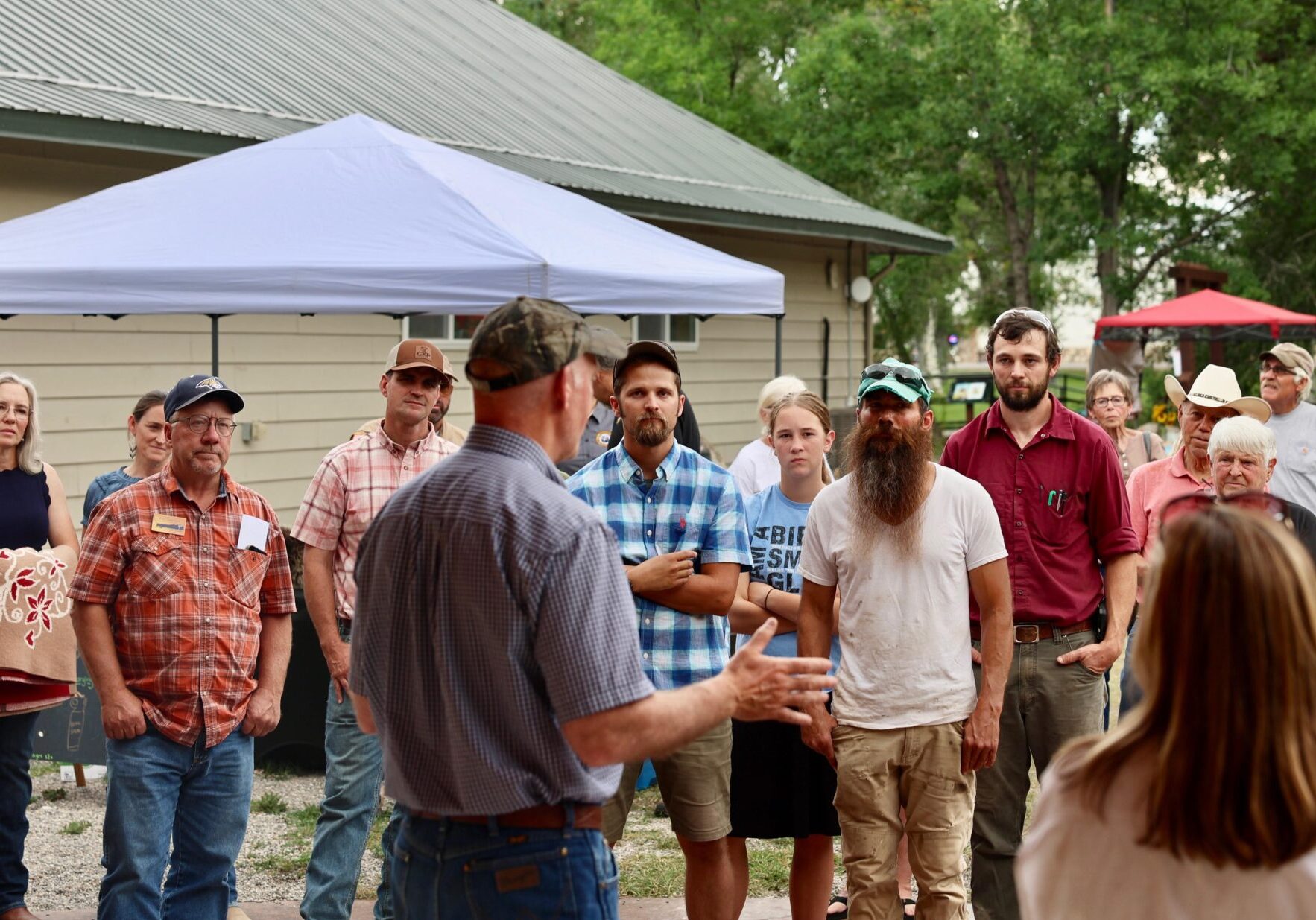 Community Gathering and Outdoor Discussion Community Gathering and Outdoor Discussion