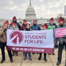 University of Montana Students for Life at 2025 March for Life University of Montana Students for Life at 2025 March for Life