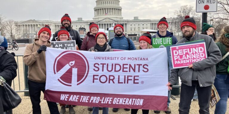 University of Montana Students for Life at 2025 March for Life