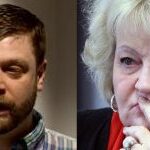 Bradley Seaman, Missoula County Elections Administrator (left) and Vondene Kopetski, Missoula County Republican Central Committee Chair (right)