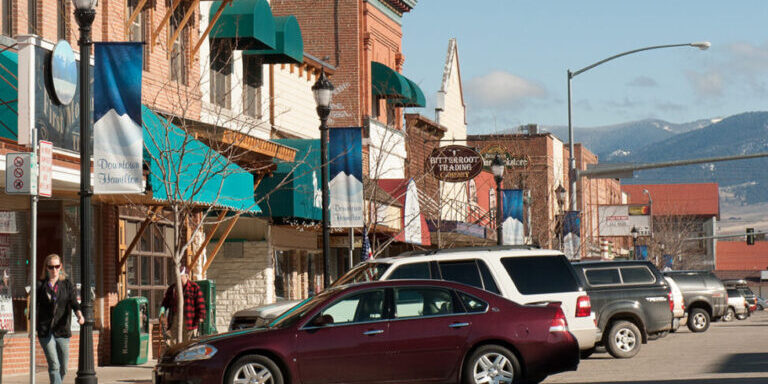 Downtown Hamilton, Montana