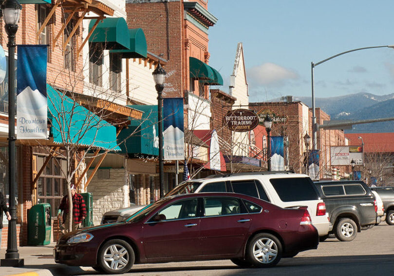 Downtown Hamilton, Montana