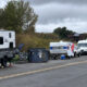 Street-side RV Parade: A Row of Campers